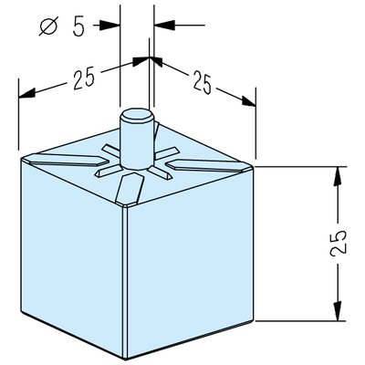 Poinçon pour prisme taille 15