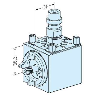 Horizontal holder ITS 50