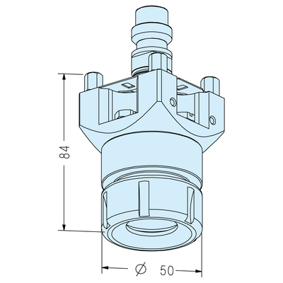 Collet chuck holder 50