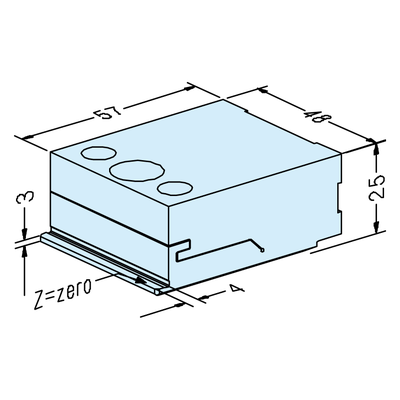 Adjustable distance support