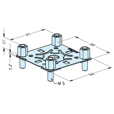 Centering plate 50