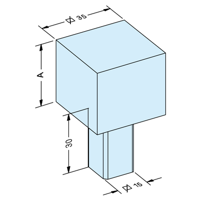 Square 15 electrode blank