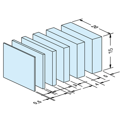 Cales de centrage 2mm