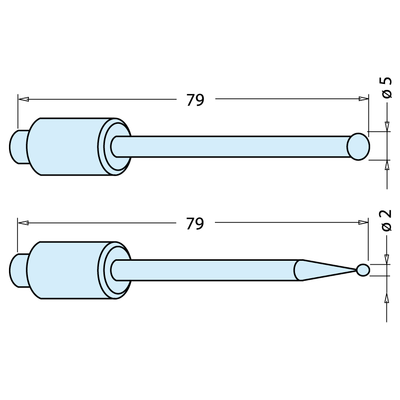 Tige de palpeur ø 5mm