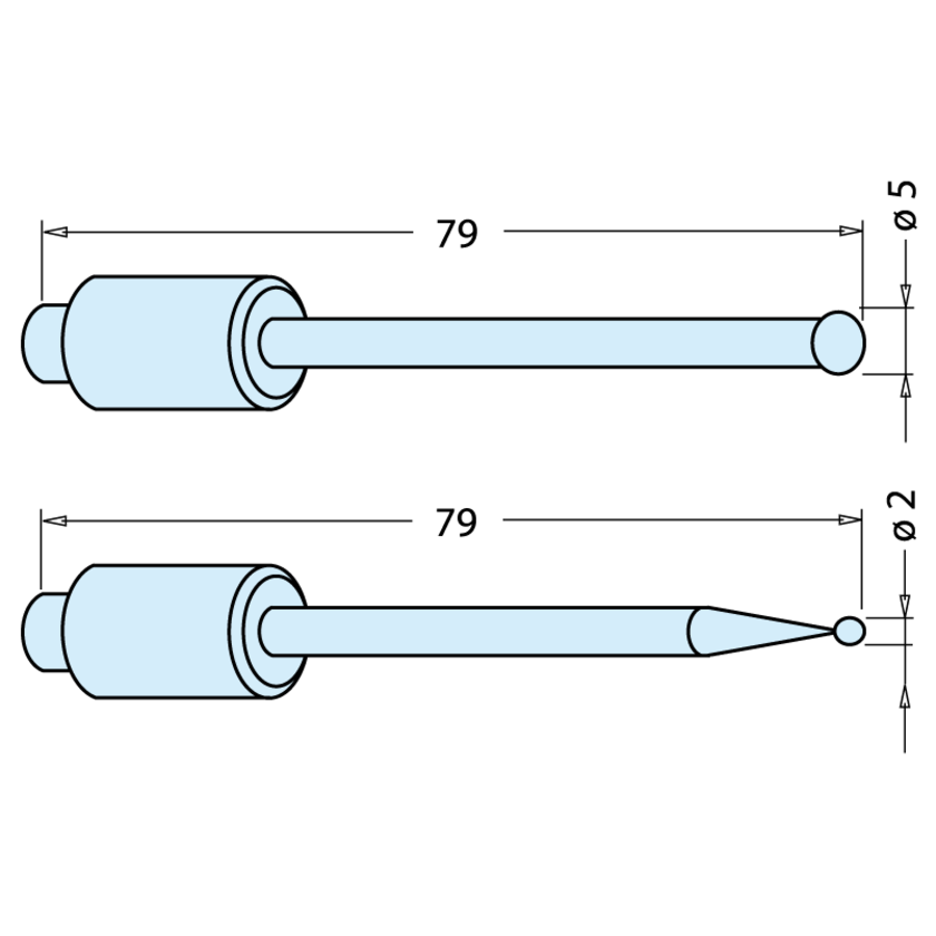 Tige de palpeur ø 5mm