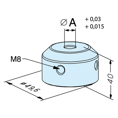 Blank holder ø 12mm