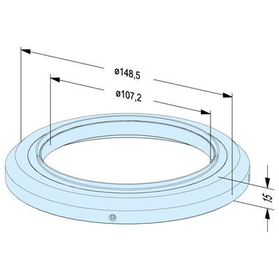 Sealing ring holder PC P / ø 115