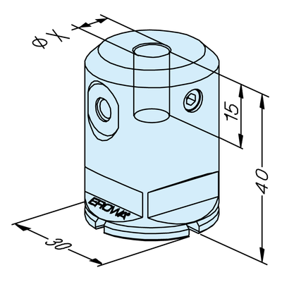 Porte-électrode Compact 10mm