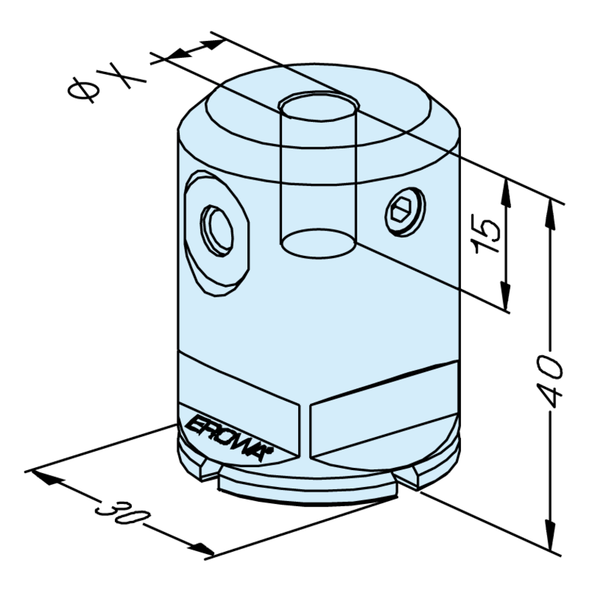 Porte-électrode Compact 10mm