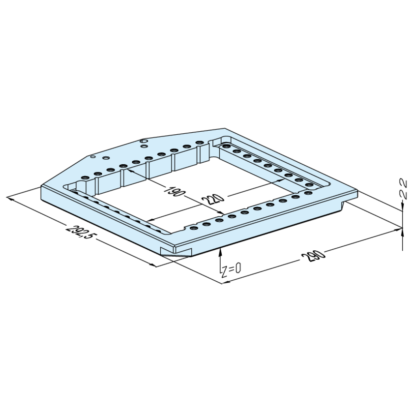 Palette à barres PalletSet W