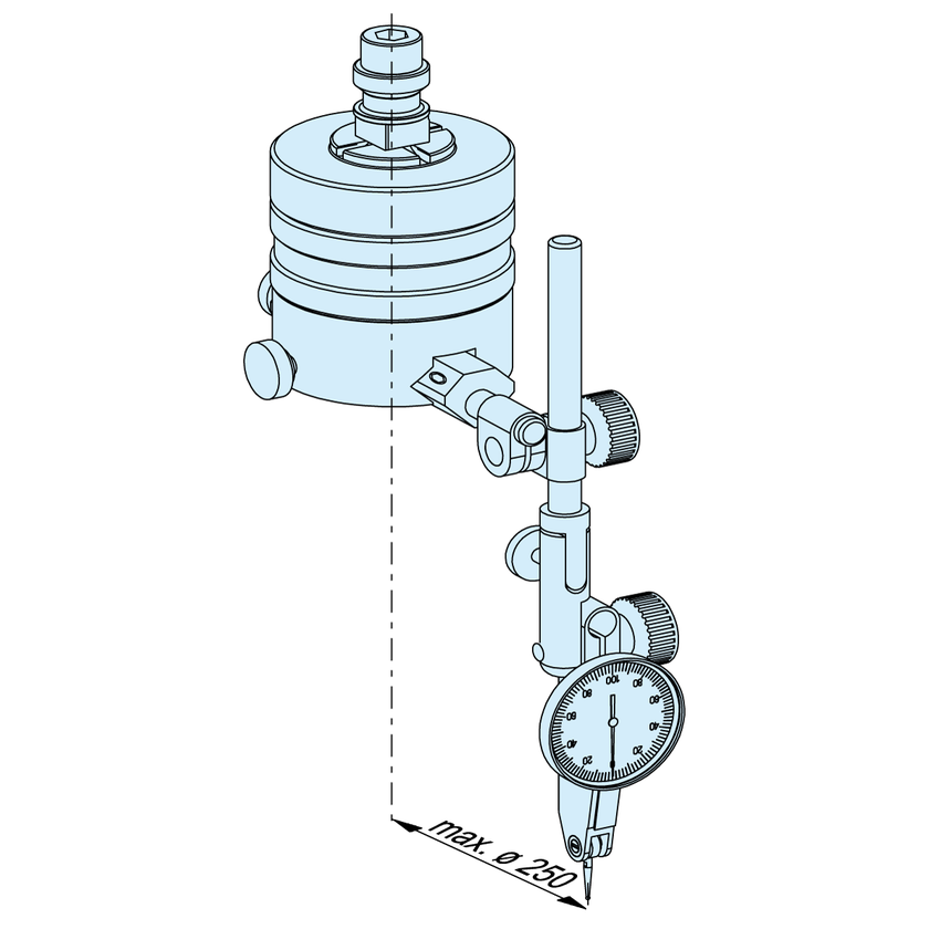 Dispositif de centrage Compact rotatif