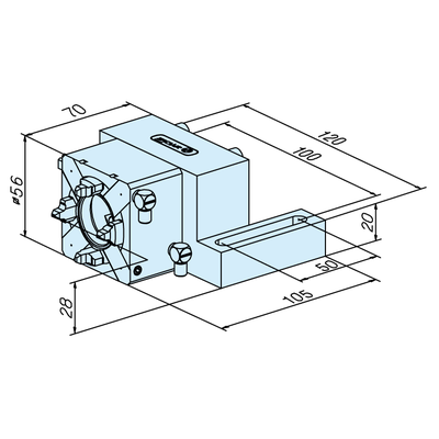 Clamping chuck 50 RSA / UnoSet