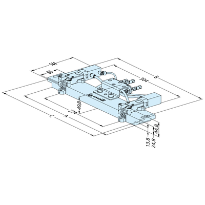 Barre d´appui Z 300 PalletSet W