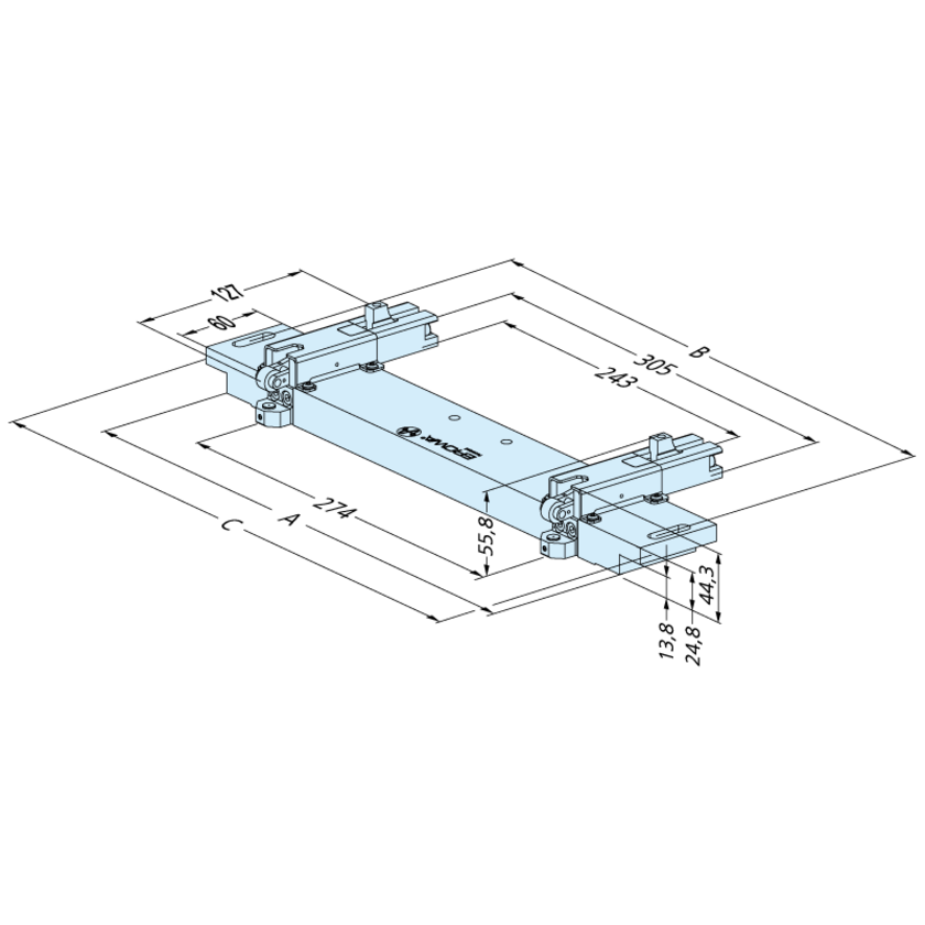 Barre d´appui Z 380 PalletSet W manuel