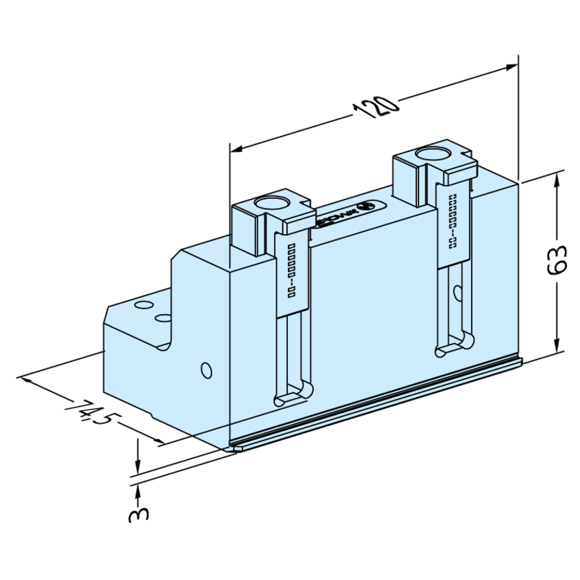 Etau PalletSet W 100mm