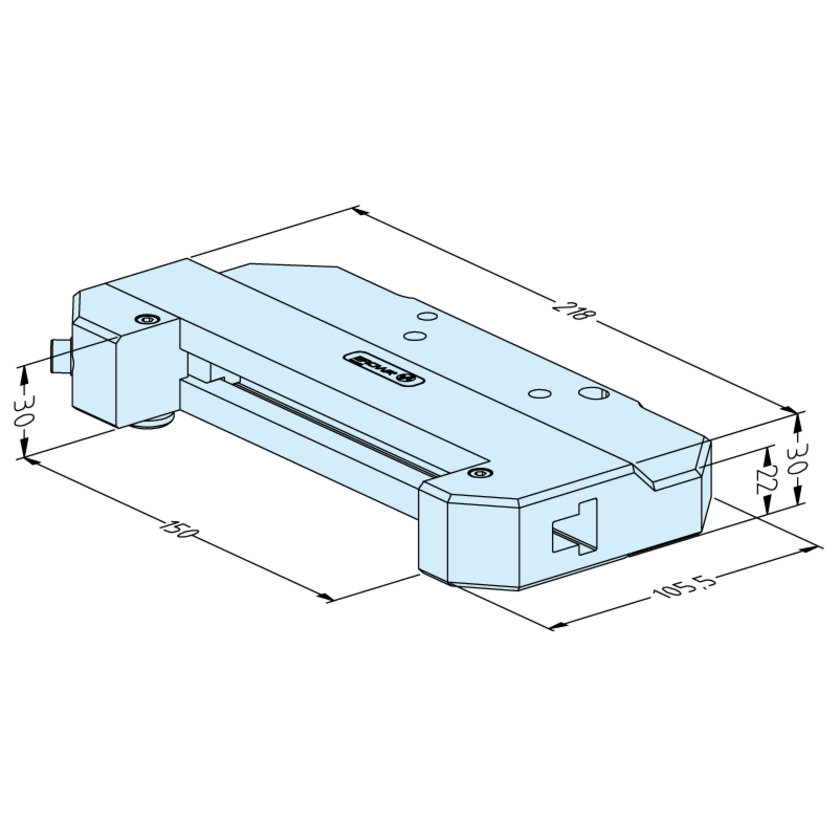 Flachschraubstock 150mm