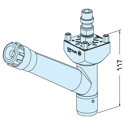 Microscope ITS with pointed checking pin