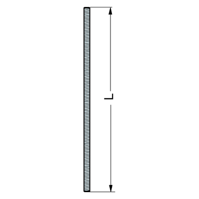 Threaded electrode M3 / L= 80