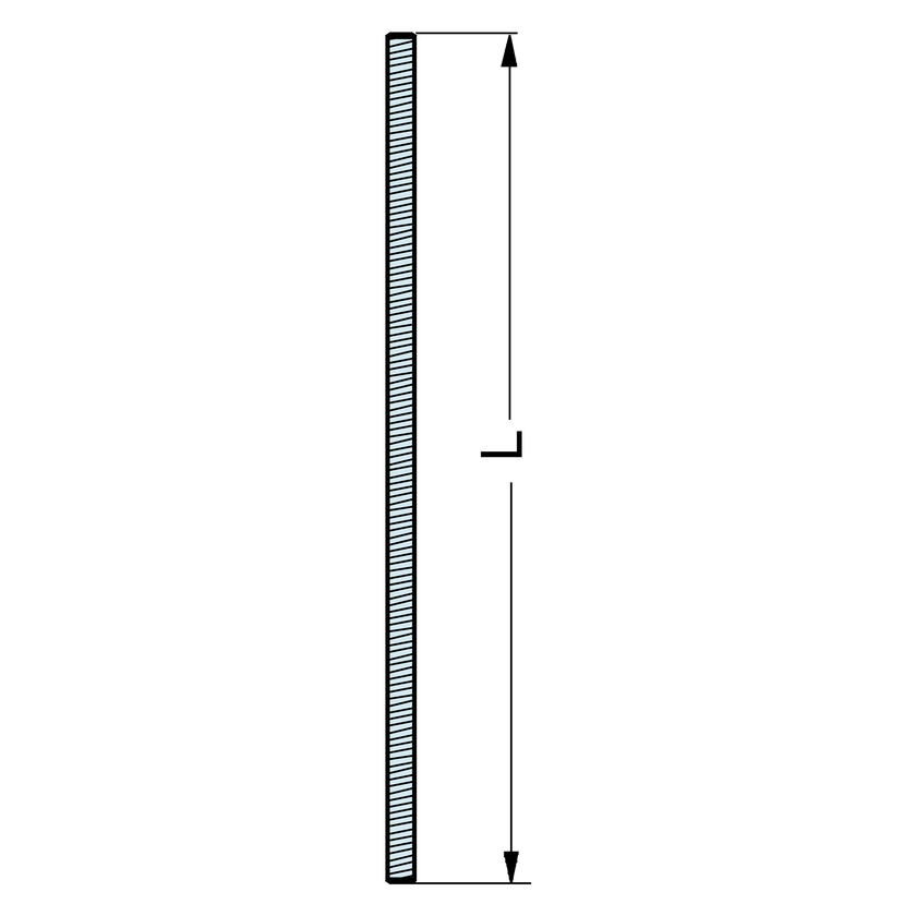 Électrode filetée M3 / L= 80