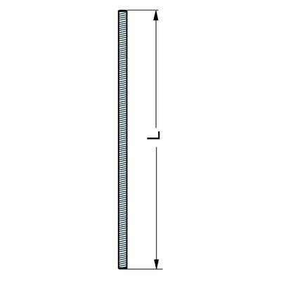 Threaded electrode M4 / L= 80