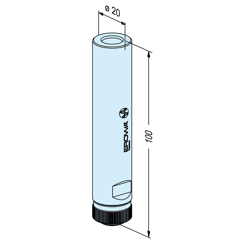 Support électrode M6