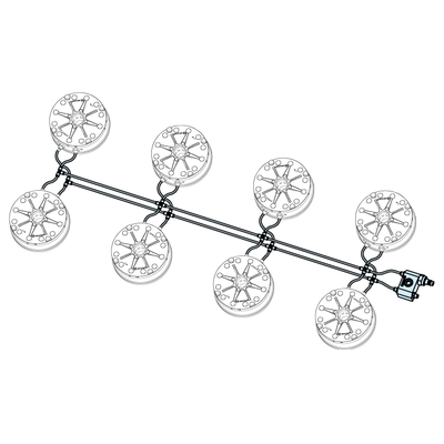 Tube set for MTS chuck 6/8-H