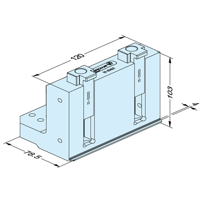 Etau PalletSet W 140mm