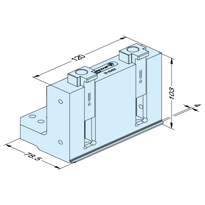 Etau PalletSet W 140mm