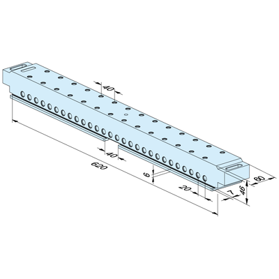 Double-sided Clamping beam 620mm