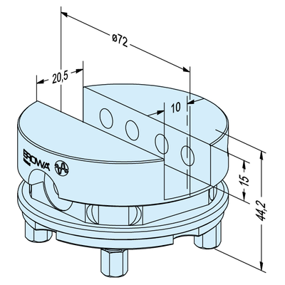 Uniholder ø 72