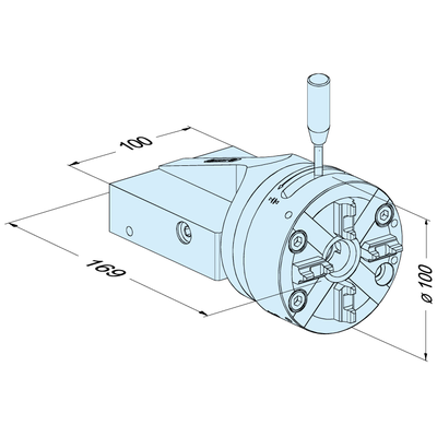 Adaptateur PSW QuickChuck 100 P