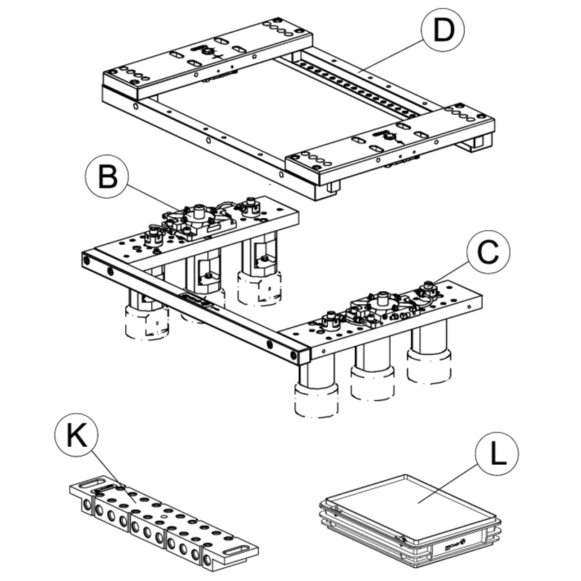 FrameSet Kit P Charmilles CT20++