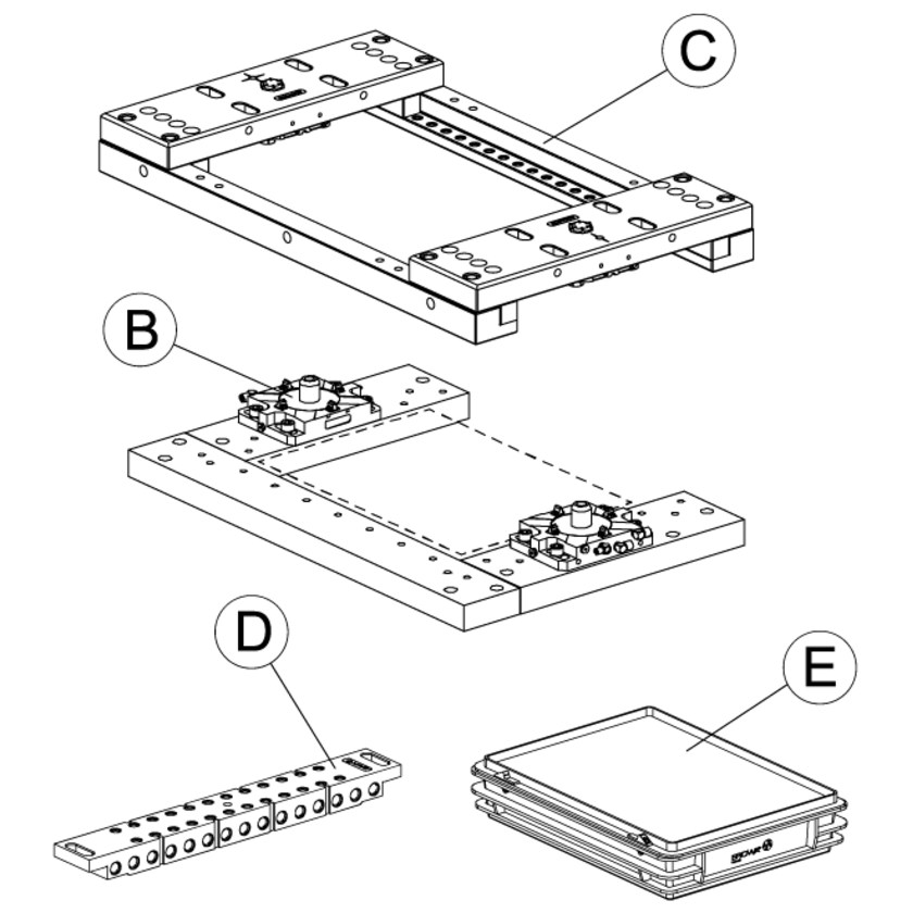 FrameSet Kit P Fanuc Alpha 0iB, 0C, 0iA