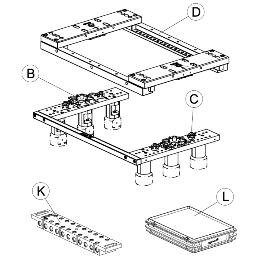 FrameSet Kit P Charmilles CT40++ TW