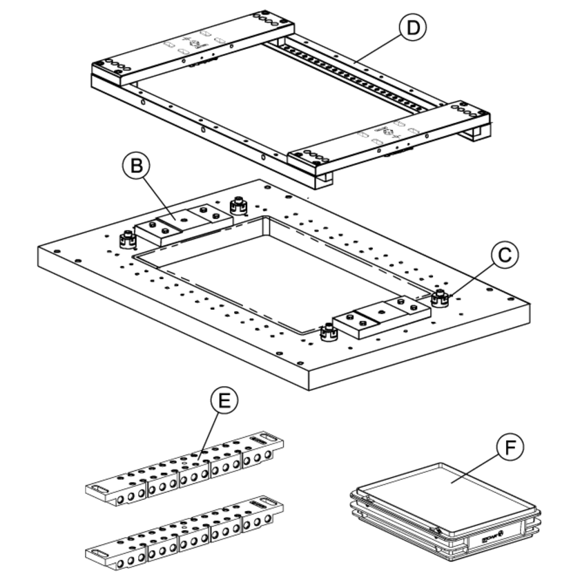 FrameSet Kit Fix Sodick AQ325L