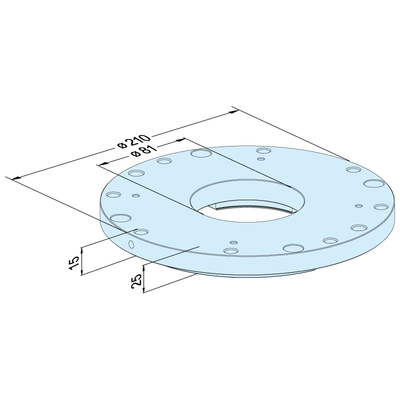 PC Centering pallet 210 ø 81