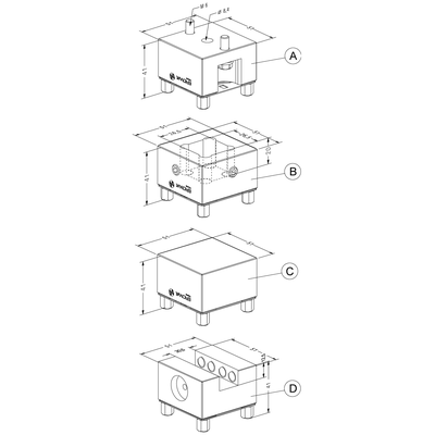 Jeu porte-électrode ITS