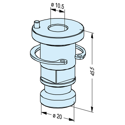 Chucking spigot PM56 automatic