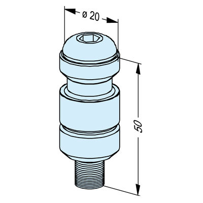 Chucking spigot for PC 210