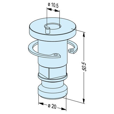 Chucking spigot PM85 automatic