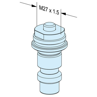 Chucking spigot PM56 M27 x 1.5 Multi