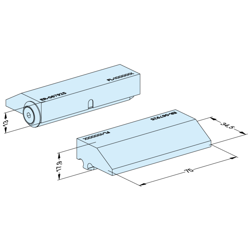 Mors de serrage 13 mm