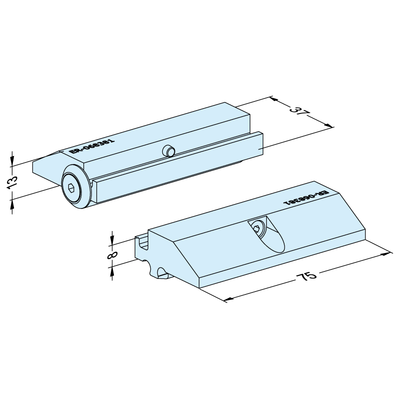 Adapter 5 mm for SlipStop® jaw inserts