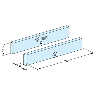 Support 12 mm mounted