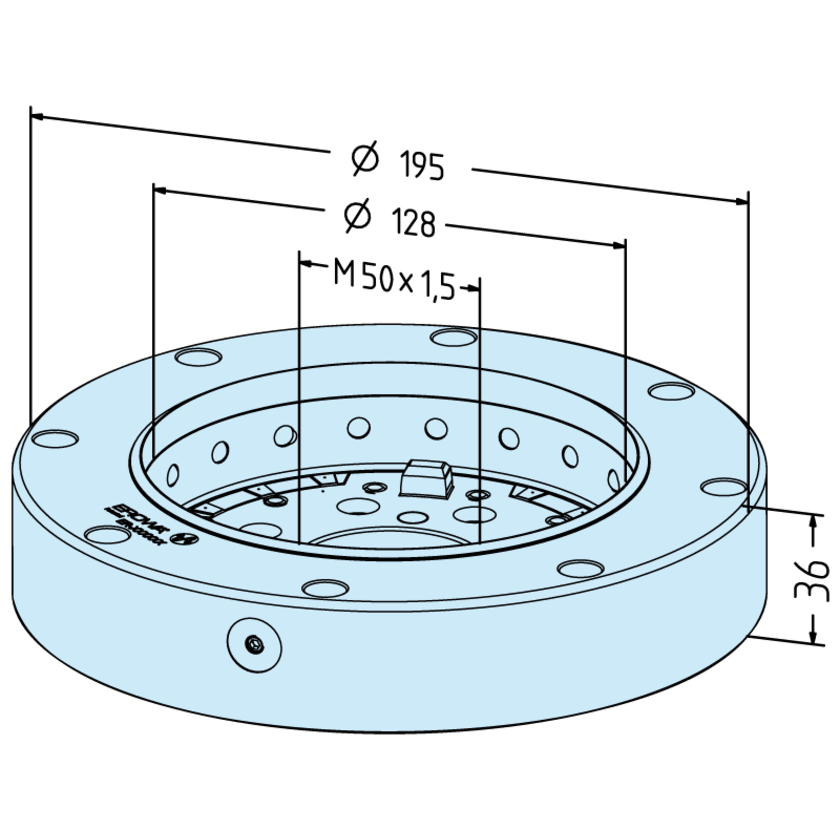 Mandrin de matrice PM128 II AirDock