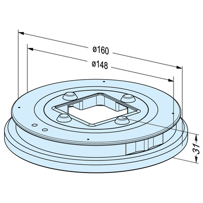 Sealing ring PC P / ITS 50 C