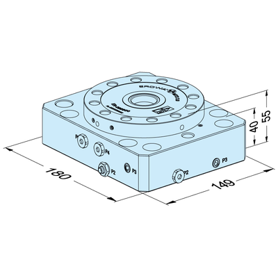 Plaque de base MTS 2.0 149 x 180 M-P