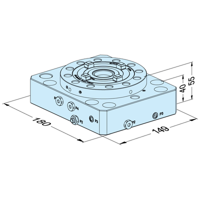 Plaque de base MTS 2.0 149 x 180 S-P