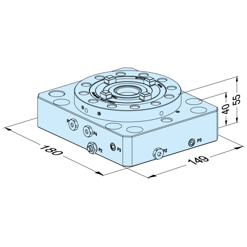 Plaque de base MTS 2.0 149 x 180 S-P