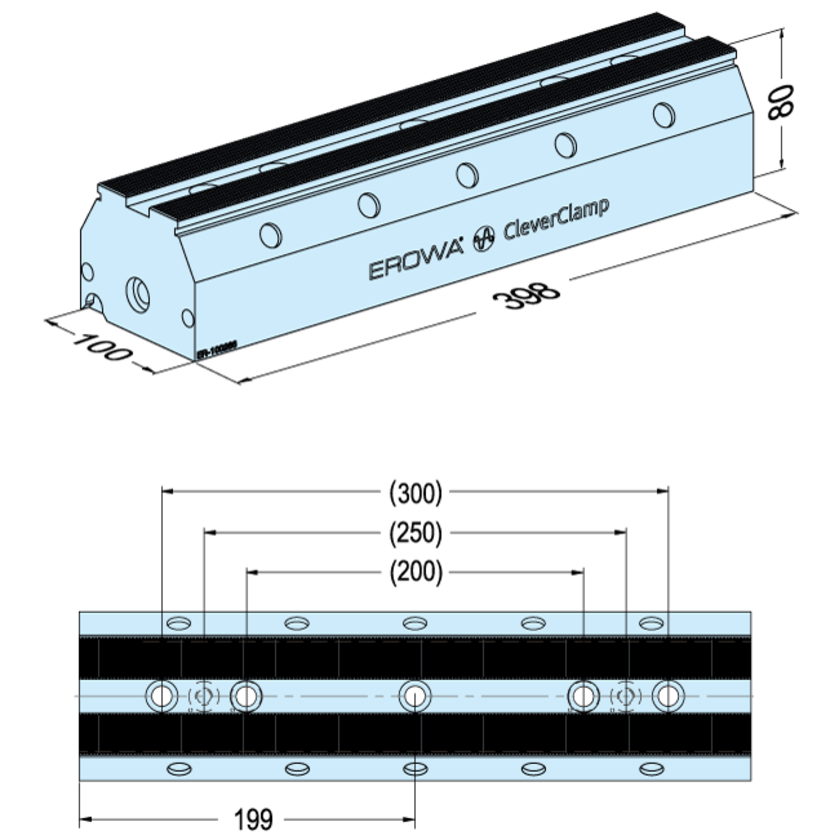 Rail 398 H80